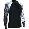 image:imageHUGE SPORTS Mens Swim Shirts Long Sleeve BJJ Rash Guard UPF 50 UV Sun Protection ShirtsEagle