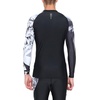 image:imageHUGE SPORTS Mens Swim Shirts Long Sleeve BJJ Rash Guard UPF 50 UV Sun Protection ShirtsEagle