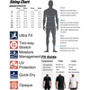 image:imageHUGE SPORTS Mens Swim Shirts Long Sleeve BJJ Rash Guard UPF 50 UV Sun Protection ShirtsLion