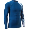 image:imageHUGE SPORTS Mens Swim Shirts Long Sleeve BJJ Rash Guard UPF 50 UV Sun Protection ShirtsMarineoctopus