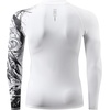 image:imageHUGE SPORTS Mens Swim Shirts Long Sleeve BJJ Rash Guard UPF 50 UV Sun Protection ShirtsWhite Eagle