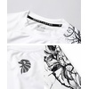 image:imageHUGE SPORTS Mens Swim Shirts Long Sleeve BJJ Rash Guard UPF 50 UV Sun Protection ShirtsWhite Lion