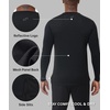 image:imageHUGE SPORTS Men UPF 50 Long Sleeve Rash Guard QuickDry UV Sun Protection for Surfing Fishing SwimmingBlack