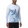 image:imageHUGE SPORTS Men UPF 50 Long Sleeve Rash Guard QuickDry UV Sun Protection for Surfing Fishing SwimmingHammerhead Shark