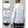 image:imageHUGE SPORTS Men UPF 50 Long Sleeve Rash Guard QuickDry UV Sun Protection for Surfing Fishing SwimmingManta