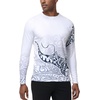 image:imageHUGE SPORTS Men UPF 50 Long Sleeve Rash Guard QuickDry UV Sun Protection for Surfing Fishing SwimmingManta
