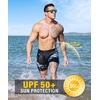 image:imageHUGE SPORTS Mens Rash Guard Swim ShortsCobra