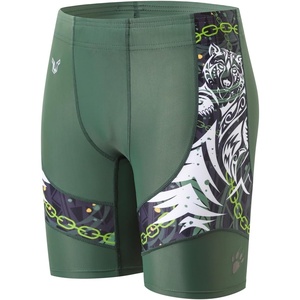 image:imageHUGE SPORTS Mens Rash Guard Swim ShortsBear