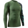image:imageHUGE SPORTS Mens Long Sleeve Rash Guard UPF 50 Sun Protection Swim ShirtAborigines