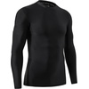 image:imageHUGE SPORTS Mens Long Sleeve Rash Guard UPF 50 Sun Protection Swim ShirtBlack