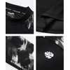 image:imageHUGE SPORTS Mens Long Sleeve Rash Guard UPF 50 Sun Protection Swim ShirtBlack Water Wave