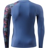 image:imageHUGE SPORTS Mens Long Sleeve Rash Guard UPF 50 Sun Protection Swim ShirtBlue Bird