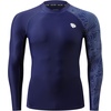 image:imageHUGE SPORTS Mens Long Sleeve Rash Guard UPF 50 Sun Protection Swim ShirtPatriot Blue